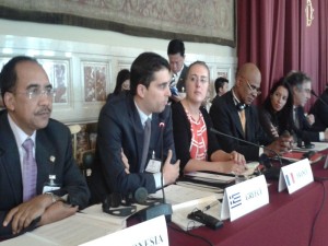 Ομιλία στην 8η διακοινοβουλευτική συνάντηση Ασίας – Ευρώπης (Ρώμη) εκπροσωπώντας το Ελληνικό Κοινοβούλιο